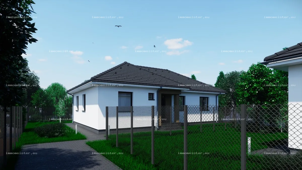 Energiatakarékos új építésű nappali+3 szobás családi ház eladó Békéscsaba közkedvelt részén
