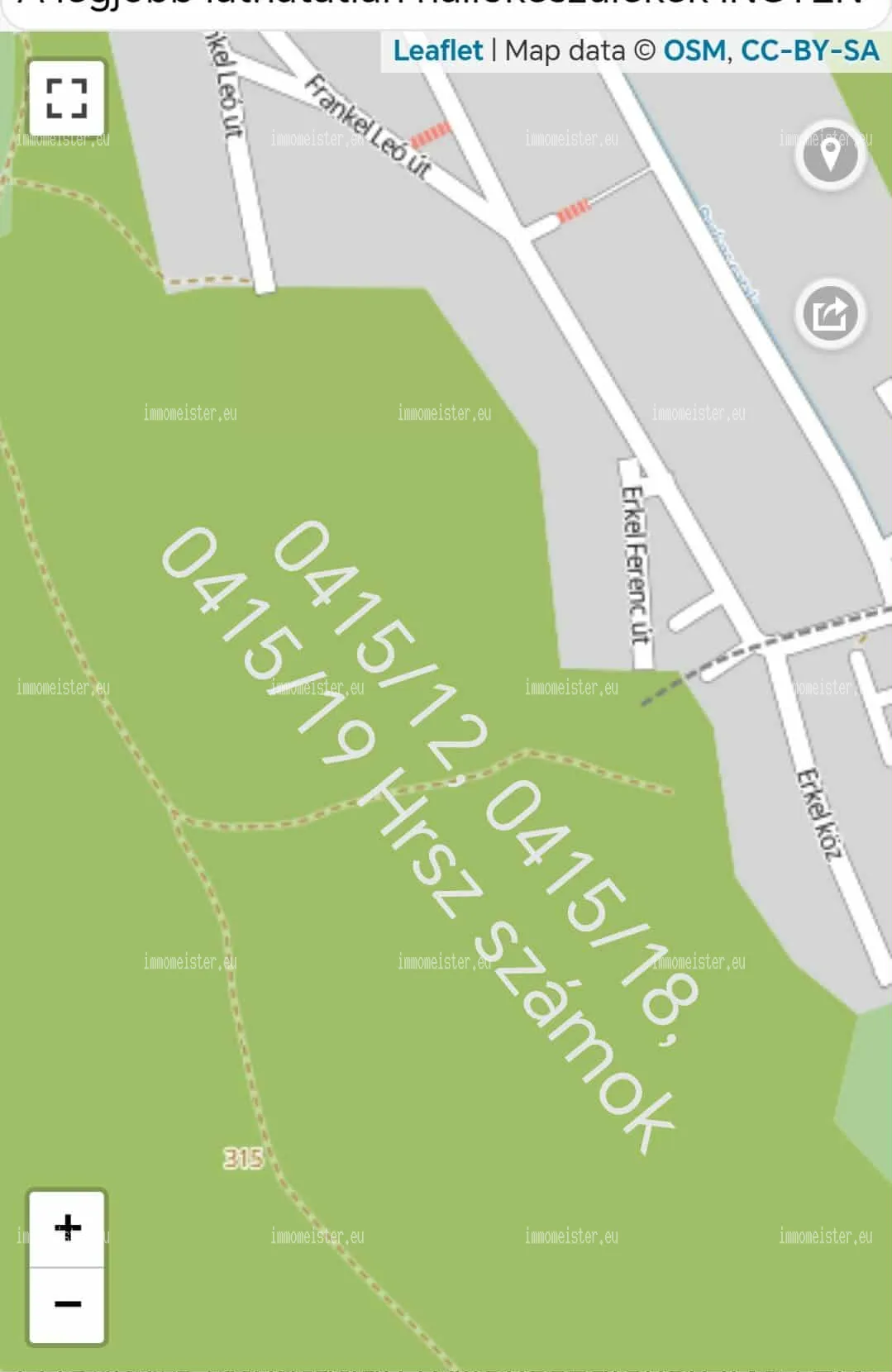 Mezőgazdasági ingatlan zu Verkauf in Salgótarján