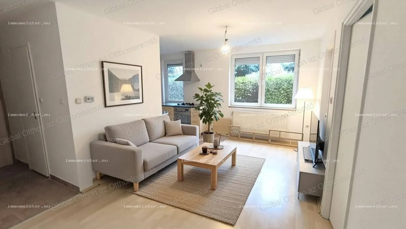 Mosonmagyaróvár frekventált városrészén földszinti 43 nm 2 hálószobás tégla lakás eladó!