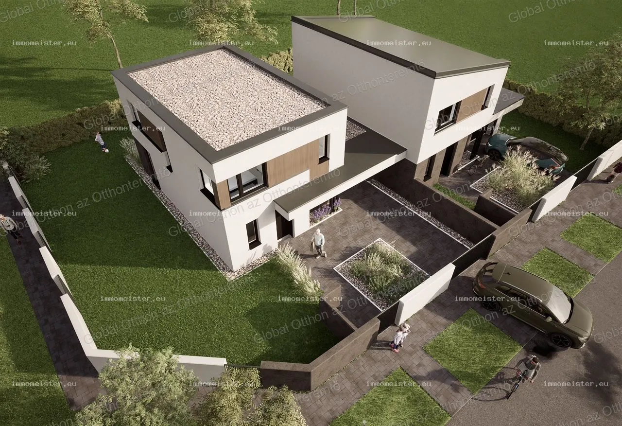 A Dunához közel, exkluzív zöldövezeti környezetben megvalósuló modern, energiahatékony otthon