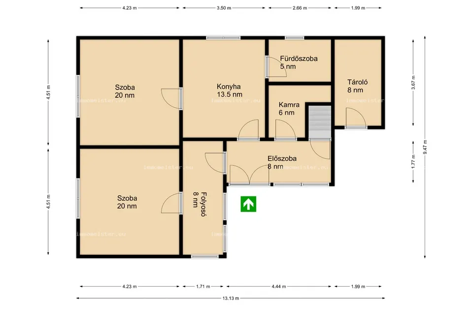  2 szobás, jó állapotú családi ház eladó Szabadkígyóson